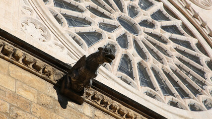 Fachada de la Catedral de Le&oacute;n