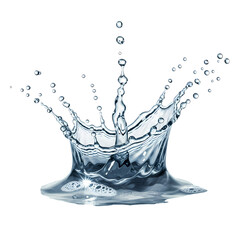 Stunning Water Splash: Crystal Clear Droplets & Ripples