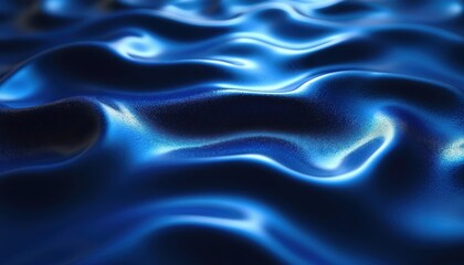 Deep glossy surface with sapphire, royal blue gradients. Smooth, polished texture fluid, elegant shine ideal for luxury inspired design projects. Metallic finish creates high gloss, premium look.