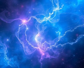 lightning in the sky