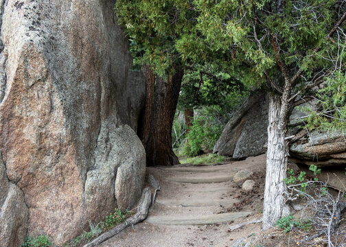 Wide Trail Winds up to Gem Lake in Rocky Mountain National Park