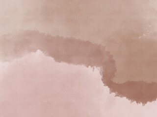 茶色と薄い赤色の水彩のグラデーションのある背景、壁紙