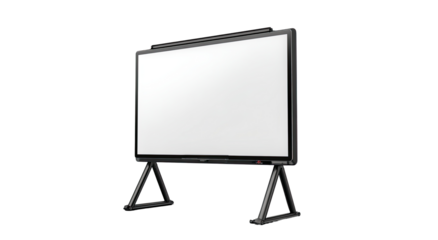 Interactive display mounted on stand