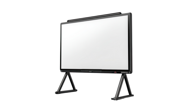 Interactive display mounted on stand