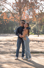 man and woman with glasses