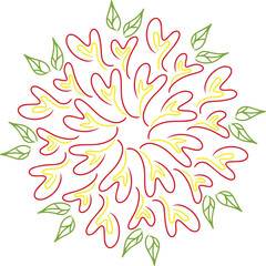 vector illustration of a flower