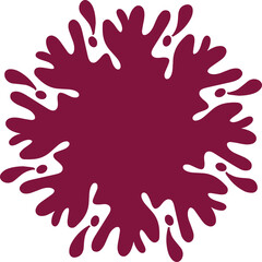 red paint splashes background