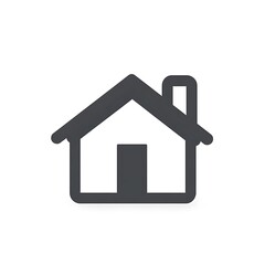 Simple graphic of a house icon.