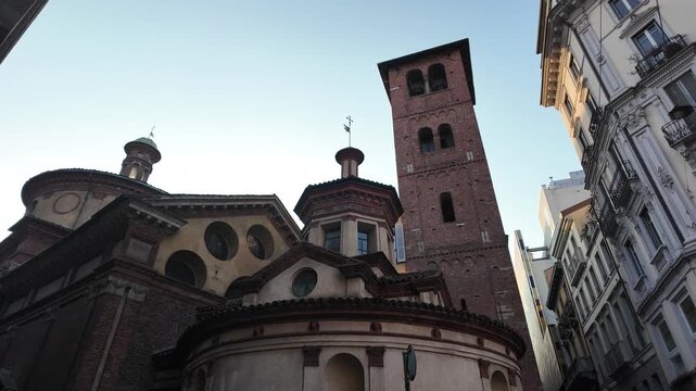 Church of Santa Maria presso San Satiro in Milan, Italy