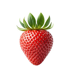 Vibrant Strawberry: Close-up Macro Photo of Fresh Red Berry