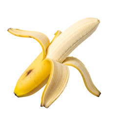 banana on white background