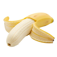 banana on white background