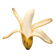 banana on white background