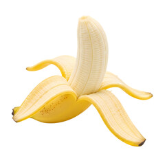 banana on white background
