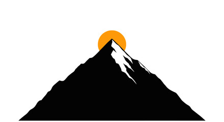 conquer your goals sunrise over a majestic mountain peak inspiring success achievement and reaching the summit of your aspirations