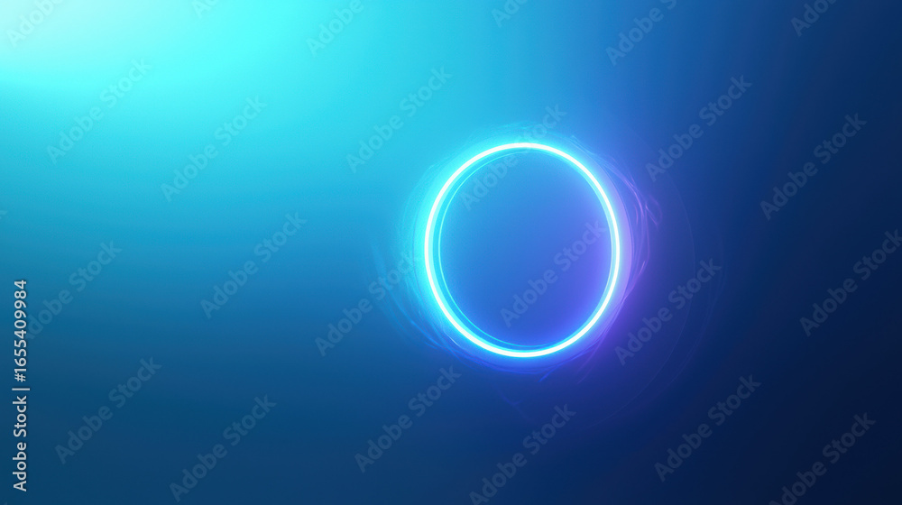 Sticker blue gradient background with soft motion blur and a dreamlike, surreal atmosphere.