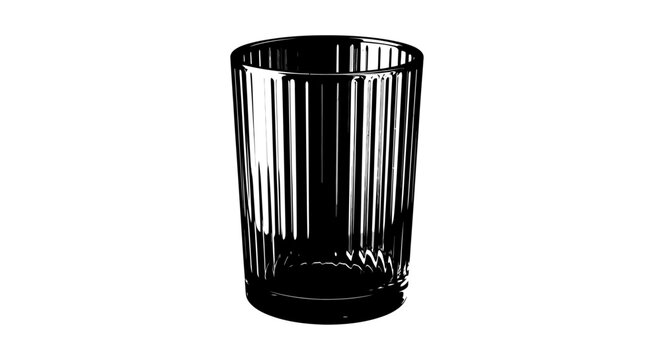 elegant ribbed glassware perfect for stylish cocktails mocktails or water adding sophistication to any table setting or menu photography - Powered by Adobe