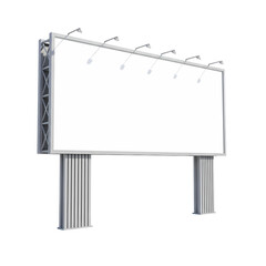Fototapeta premium Blank Billboard Mockup: Perfect for Advertising Design