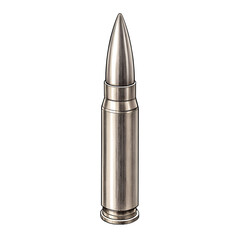 bullets isolated on white