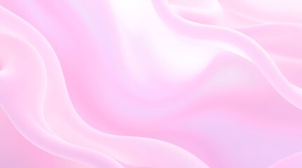Obraz premium Smooth flowing pink and purple silk fabric with a soft, watery texture and artistic wave pattern.