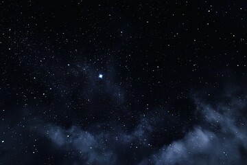 Naklejka premium Deep space, starlit nebula