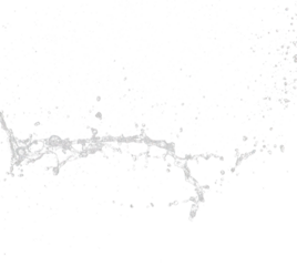 Shape form throw of Water splashes into drop water attack fluttering in air and stop motion freeze shot. Splash Water for explosion texture graphic resource elements, black background isolated