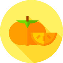 Persimmon Fruit Orange
