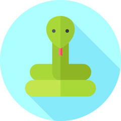 Fototapeta premium Snake Reptile Icon