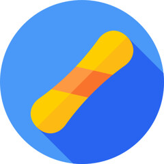 Snowboard Slope Icon