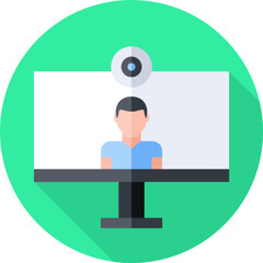 Video Call Online Icon
