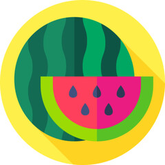 Watermelon Slice Icon