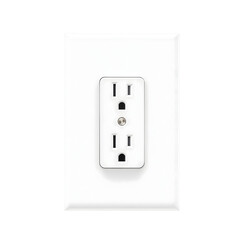 White Electrical Outlet on a Wall Power, Connection, and Home Infrastructure