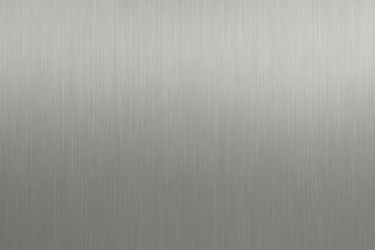Industrial brushed stainless steel surface with seamless metallic texture and professional finish
