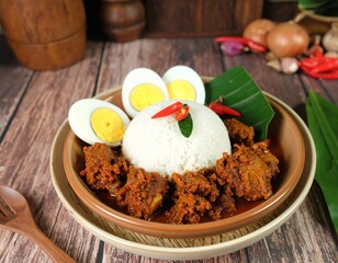 Fototapeta premium nasi rendang