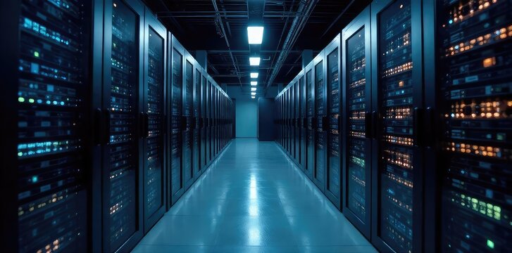 Secure Server Room Robust Data Protection and Confidentiality with Advanced Security Systems