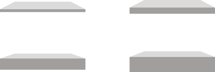 Minimalist Podium Vector set &ndash;  Stage Blocks for Presentation or Ranking.