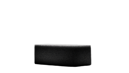 Dark image, rectangular, textured object