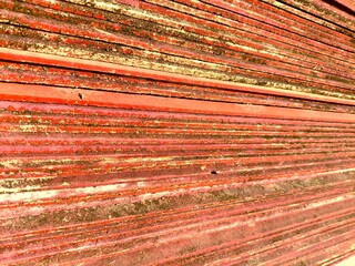 Pile of tiles , outdoor Chiangmai Thailand.