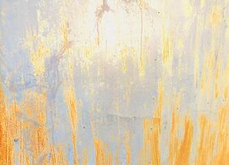 Abstract  reflection  on galvanized sheet, Chiangmai Thailand.