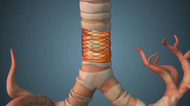 Tracheal Bronchial Stent Placement Process