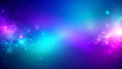 Fototapeta premium Colorful Galaxy with Swirling Nebula and Shimmering Stars