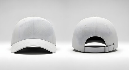 Premium White Baseball Cap