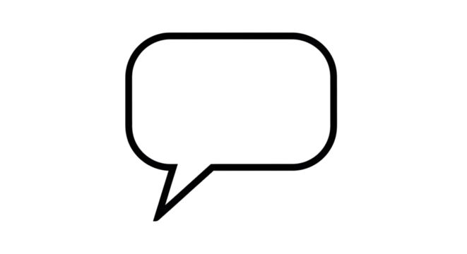 speech bubble icon