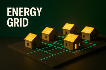 Solar-Powered Eco Village Scale Model for Sustainable Architecture