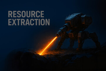 Autonomous Asteroid Mining Robot for Space Resource Extraction