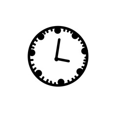 clock icon vector illustration