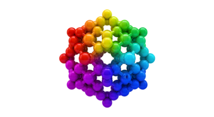 colorful 3d spheres