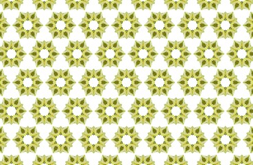 Captivating abstract pattern featuring symmetrical geometric shapes with a natural organic twist, ideal for modern design, fabric, wallpaper, or digital backgrounds, offering a unique visual texture