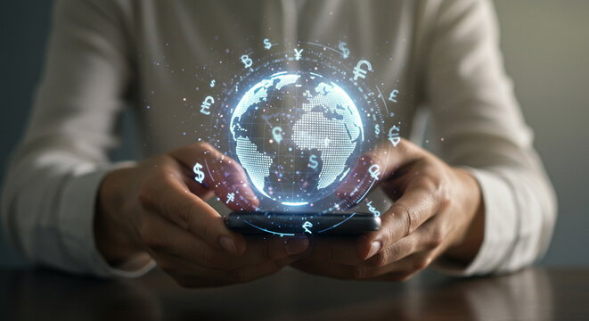 Global Finance Technology on Mobile Phone