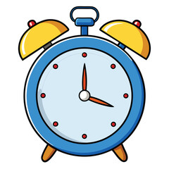 alarm-clock-isolated-on-pure-white-background-.eps